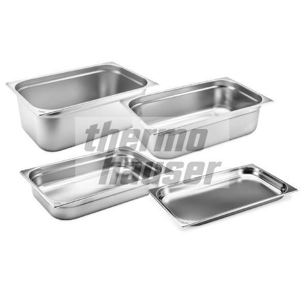 GN 1/1 container without handles, stainless steel