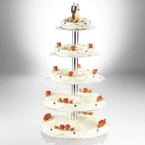 Tiered cake stand / wedding cake stand, round