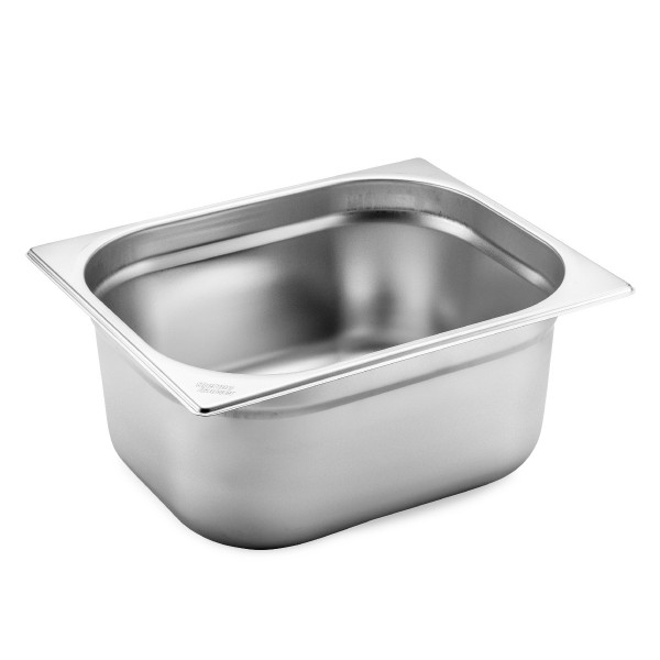 GN 1/2 container without handles, stainless steel 