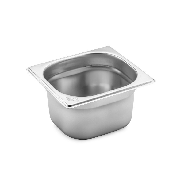 GN 1/6 container without handles, stainless steel 