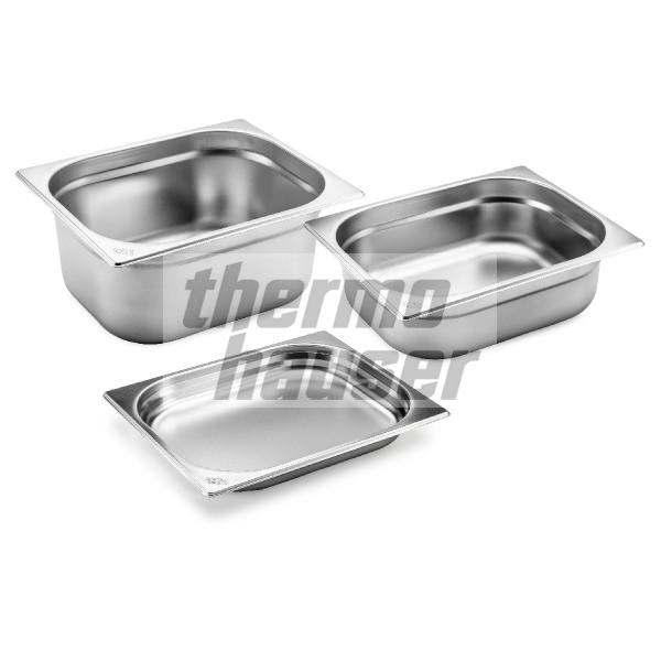 GN 1/2 container without handles, stainless steel