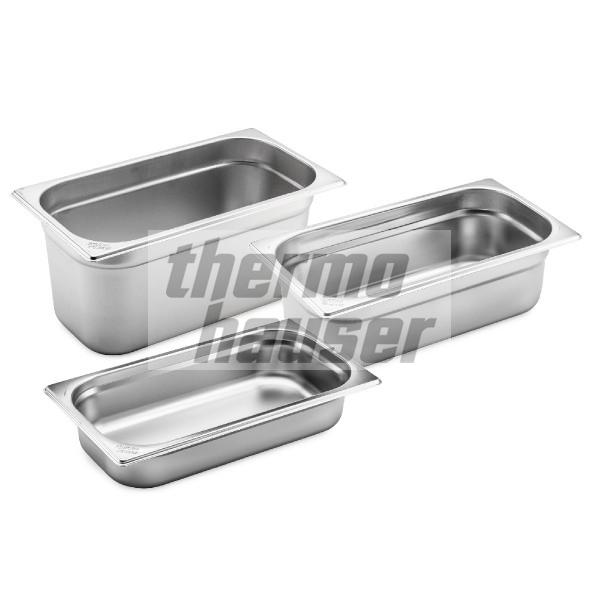 GN 1/3 container without handles, stainless steel