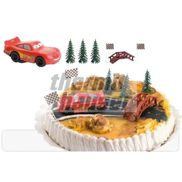 Tortenfiguren-Set Cars - Lightning McQueen