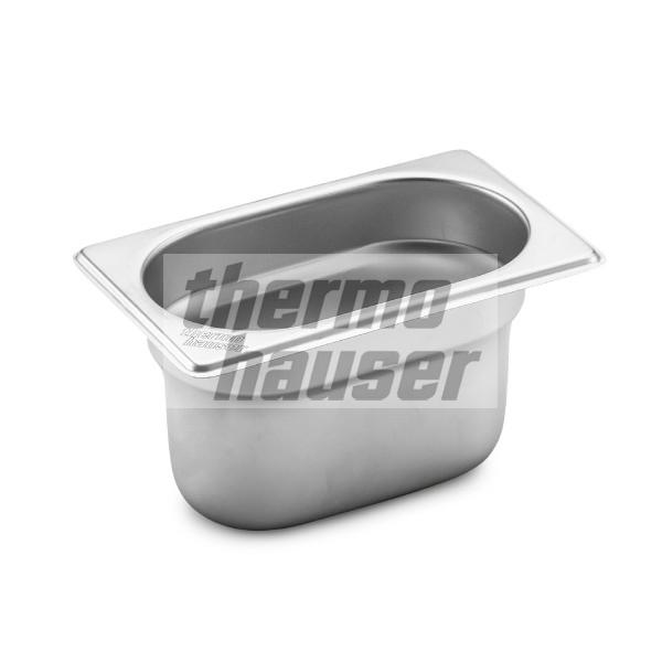 GN 1/9 container without handles, stainless steel