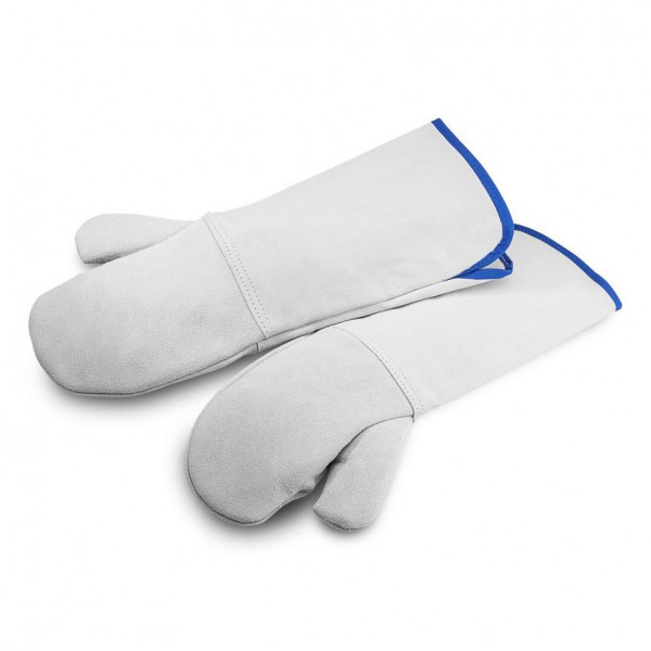 Oven gloves, leather, extremely heat resistant